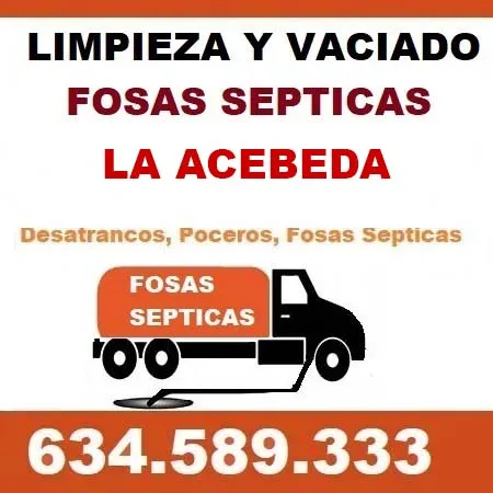 limpieza de fosas septicas La Acebeda